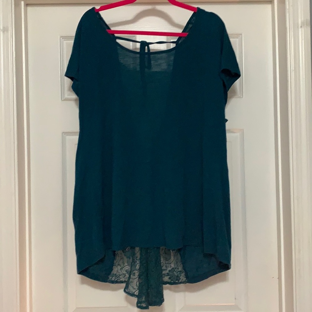 Turquoise shirt